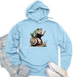 Frog Riding Sanil Unisex Midweight Hoodie