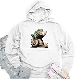 Frog Riding Sanil Unisex Midweight Hoodie