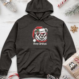 Beary Christmas Unisex Midweight Hoodie