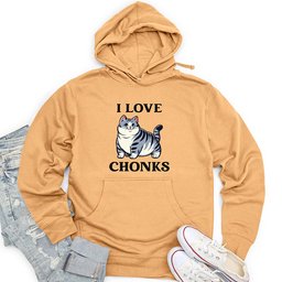 I Love Chonks Unisex Midweight Hoodie