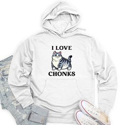 I Love Chonks Unisex Midweight Hoodie