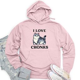 I Love Chonks Unisex Midweight Hoodie