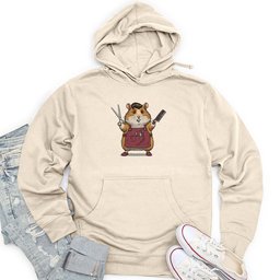Hamster Barber Unisex Midweight Hoodie
