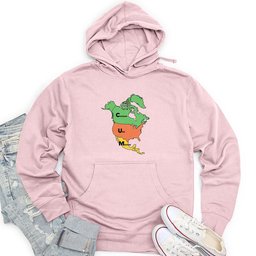 Canada USA Mexico Unisex Midweight Hoodie