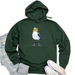 Boardwalk Seagull 2 Unisex Midweight Hoodie