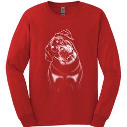 Rottweiler Tilted Dog Long Sleeve Shirt Gift For Dog Lover
