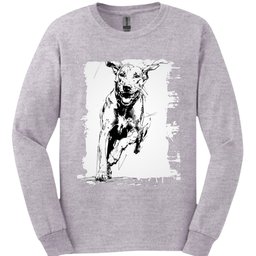 Rhodesian Ridgeback Running Dog Long Sleeve Shirt Gift For Dog Lover