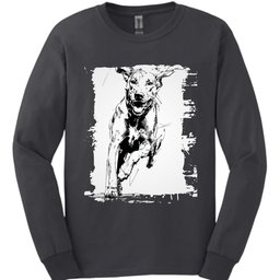 Rhodesian Ridgeback Running Dog Long Sleeve Shirt Gift For Dog Lover