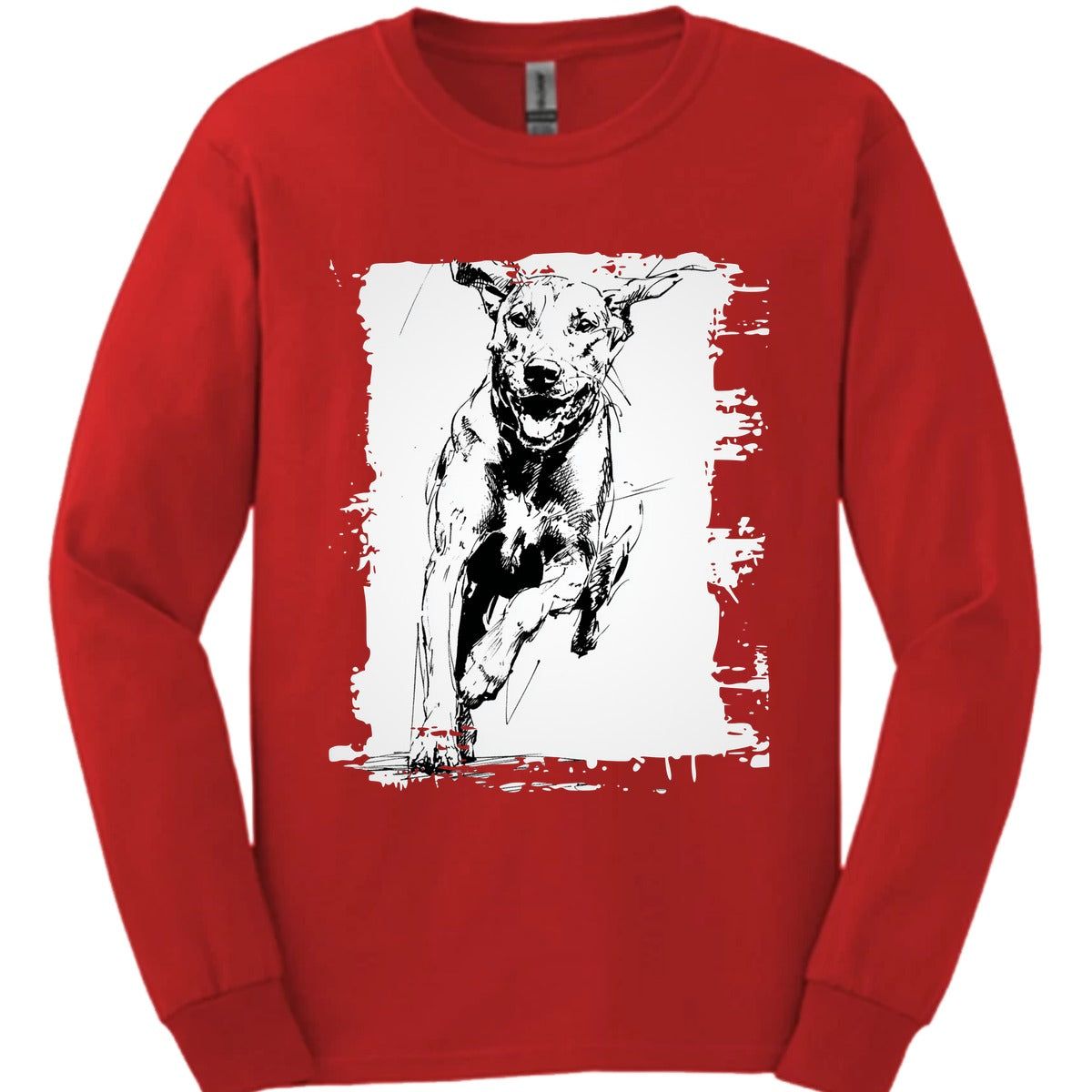 Rhodesian Ridgeback Running Dog Long Sleeve Shirt Gift For Dog Lover
