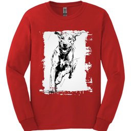Rhodesian Ridgeback Running Dog Long Sleeve Shirt Gift For Dog Lover