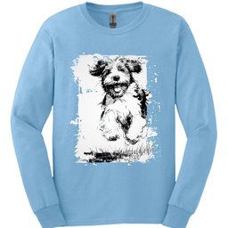 Portuguese Water Dog Running Dog Long Sleeve Shirt Gift For Dog Lover