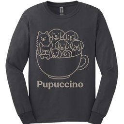 Pupuccino Long Sleeve Shirt Gift For Dog Lover