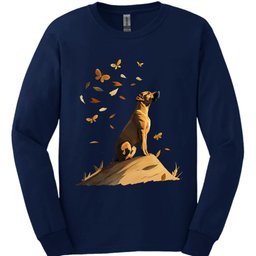 Rhodesian Ridgeback Fall Dog Long Sleeve Shirt Gift For Dog Lover