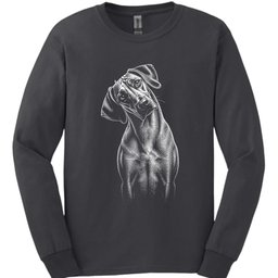 Rhodesian Ridgeback Tilted Dog Long Sleeve Shirt Gift For Dog Lover