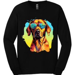 Rhodesian Ridgeback Top Dog Long Sleeve Shirt Gift For Dog Lover