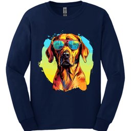 Rhodesian Ridgeback Top Dog Long Sleeve Shirt Gift For Dog Lover