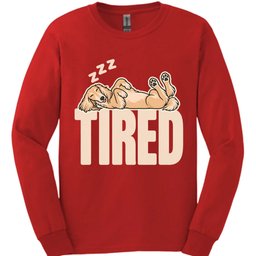 Saluki Tired Dog Long Sleeve Shirt Gift For Dog Lover