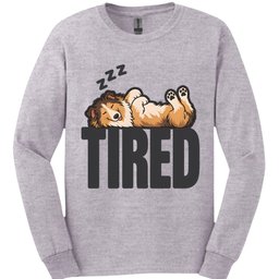 Rough Collie Tired Dog Long Sleeve Shirt Gift For Dog Lover