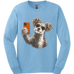 Pumi Selfie Dog Long Sleeve Shirt Gift For Dog Lover