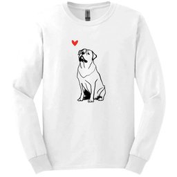 Rottweiler Sketch Dog Long Sleeve Tee Gift For Dog Lover