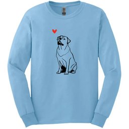 Rottweiler Sketch Dog Long Sleeve Tee Gift For Dog Lover
