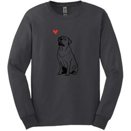Rottweiler Sketch Dog Long Sleeve Tee Gift For Dog Lover