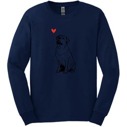 Rottweiler Sketch Dog Long Sleeve Tee Gift For Dog Lover