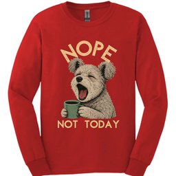 Pumi Not Today Long Sleeve Shirt Gift For Dog Lover