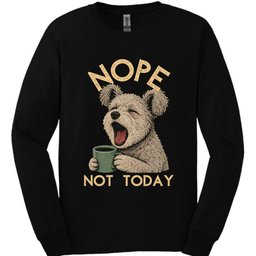 Pumi Not Today Long Sleeve Shirt Gift For Dog Lover