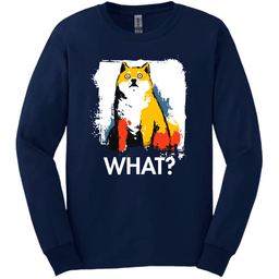 Shiba Inu What Dog Long Sleeve Tee Gift For Dog Lover