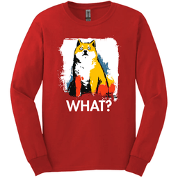 Shiba Inu What Dog Long Sleeve Tee Gift For Dog Lover