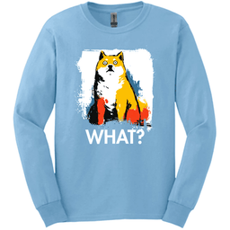 Shiba Inu What Dog Long Sleeve Tee Gift For Dog Lover