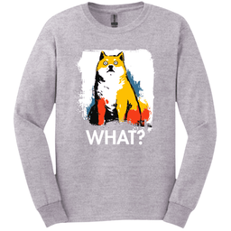 Shiba Inu What Dog Long Sleeve Tee Gift For Dog Lover