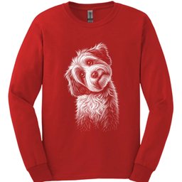 Tibetan Terrier Tilted Dog Long Sleeve Shirt Gift For Dog Lover