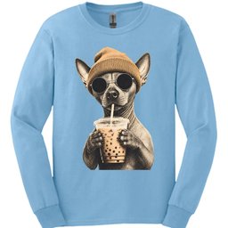 Xoloitzcuintli Hipster Dog Long Sleeve Shirt Gift For Dog Lover