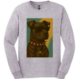 Staffordshire Bull Terrier Punk Dog Long Sleeve Shirt Gift For Dog Lover