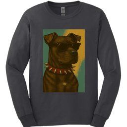 Staffordshire Bull Terrier Punk Dog Long Sleeve Shirt Gift For Dog Lover