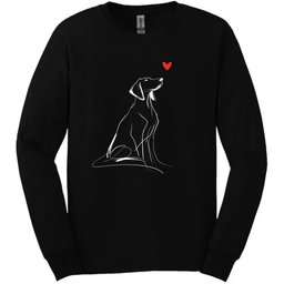 Vizsla Sketch Dog Long Sleeve Tee Gift For Dog Lover