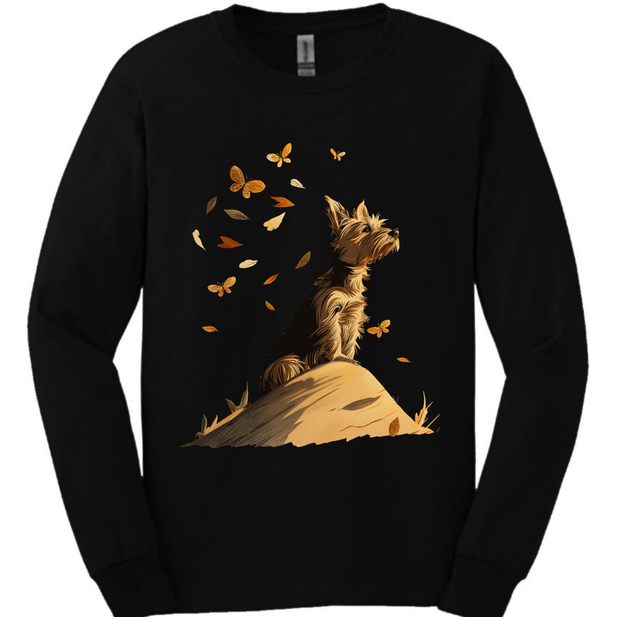 Yorkshire Terrier Fall Dog Long Sleeve Shirt Gift For Dog Lover