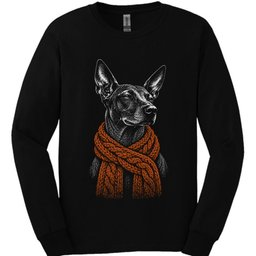 Xoloitzcuintli Winter Dog Long Sleeve Shirt Gift For Dog Lover
