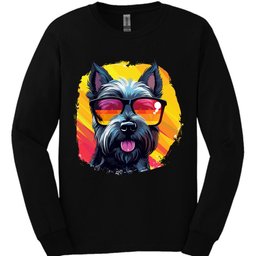 Scottish Terrier Top Dog Long Sleeve Shirt Gift For Dog Lover