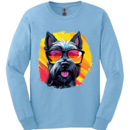 Scottish Terrier Top Dog Long Sleeve Shirt Gift For Dog Lover