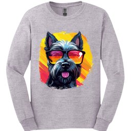 Scottish Terrier Top Dog Long Sleeve Shirt Gift For Dog Lover