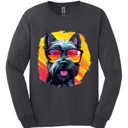 Scottish Terrier Top Dog Long Sleeve Shirt Gift For Dog Lover