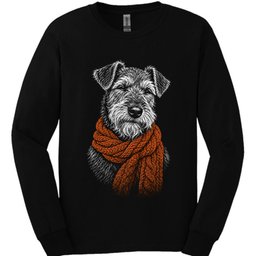 Welsh Terrier Winter Dog Long Sleeve Shirt Gift For Dog Lover
