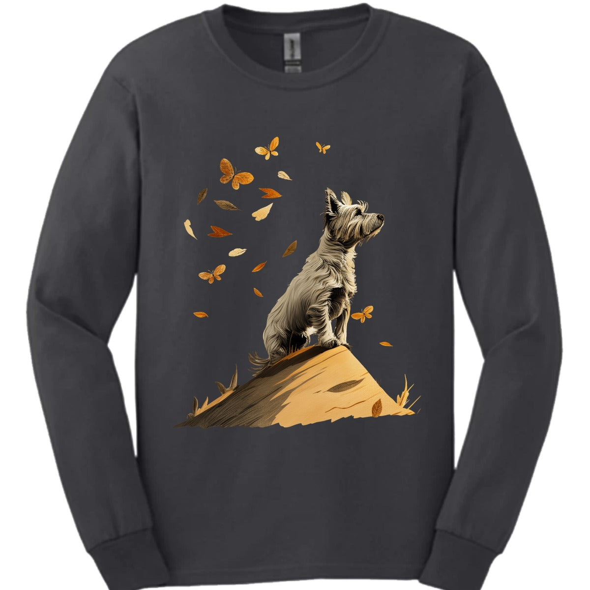 West Highland White Terrier Fall Dog Long Sleeve Shirt Gift For Dog Lover