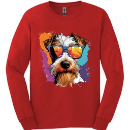 Wire Fox Terrier Top Dog Long Sleeve Shirt Gift For Dog Lover