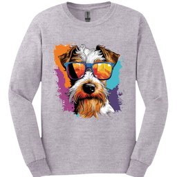 Wire Fox Terrier Top Dog Long Sleeve Shirt Gift For Dog Lover