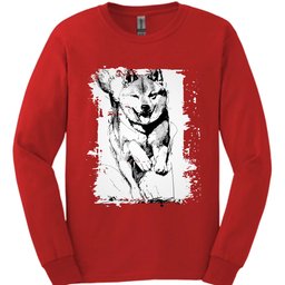 Shiba Inu Running Dog Long Sleeve Shirt Gift For Dog Lover