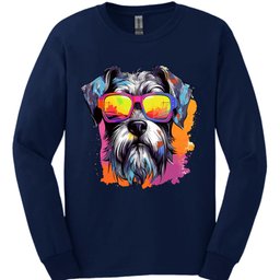 Standard Schnauzer Top Dog Long Sleeve Shirt Gift For Dog Lover